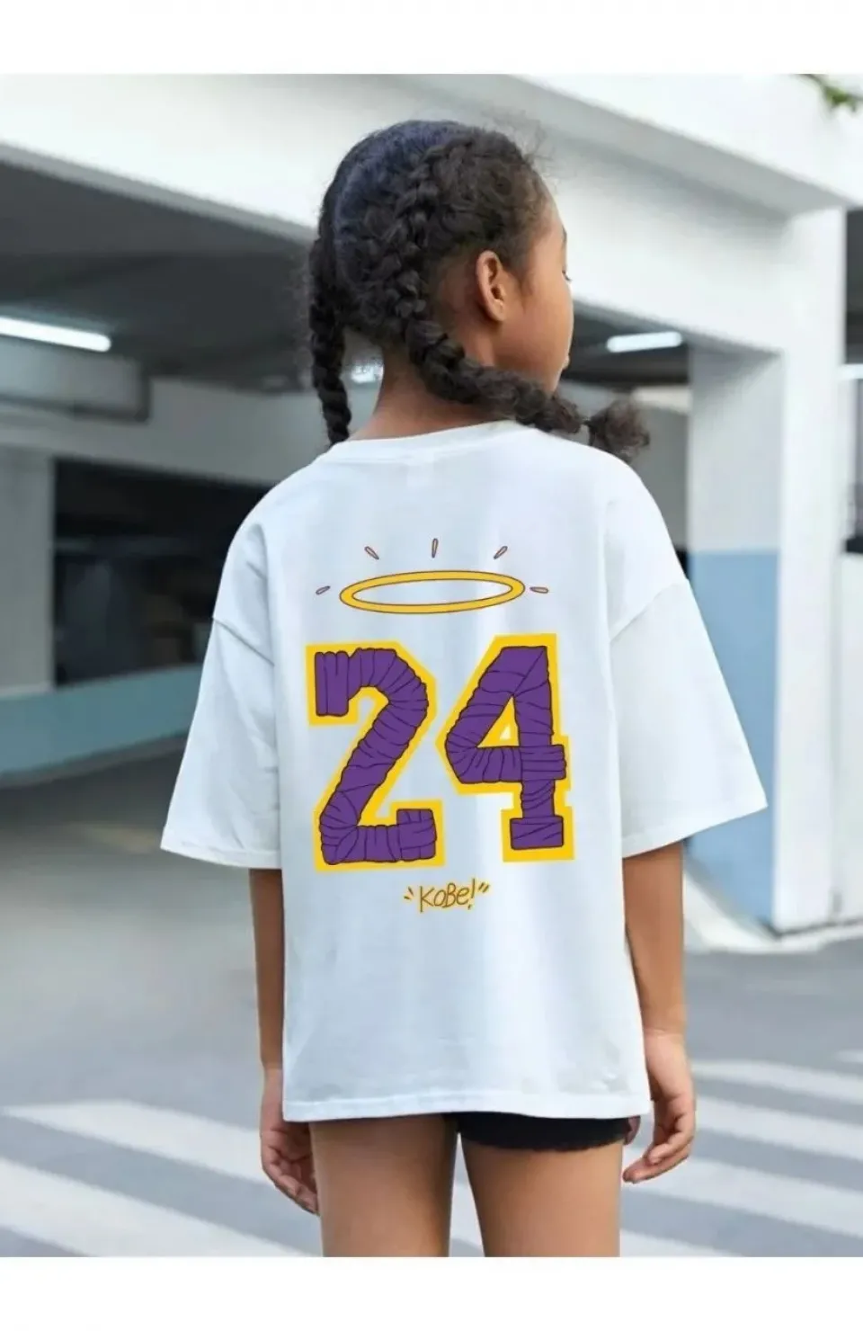 Çocuk Unisex Baskılı T-Shirt - Beyaz Somersan Giyim | Kadın, Erkek ve Çocuk Moda