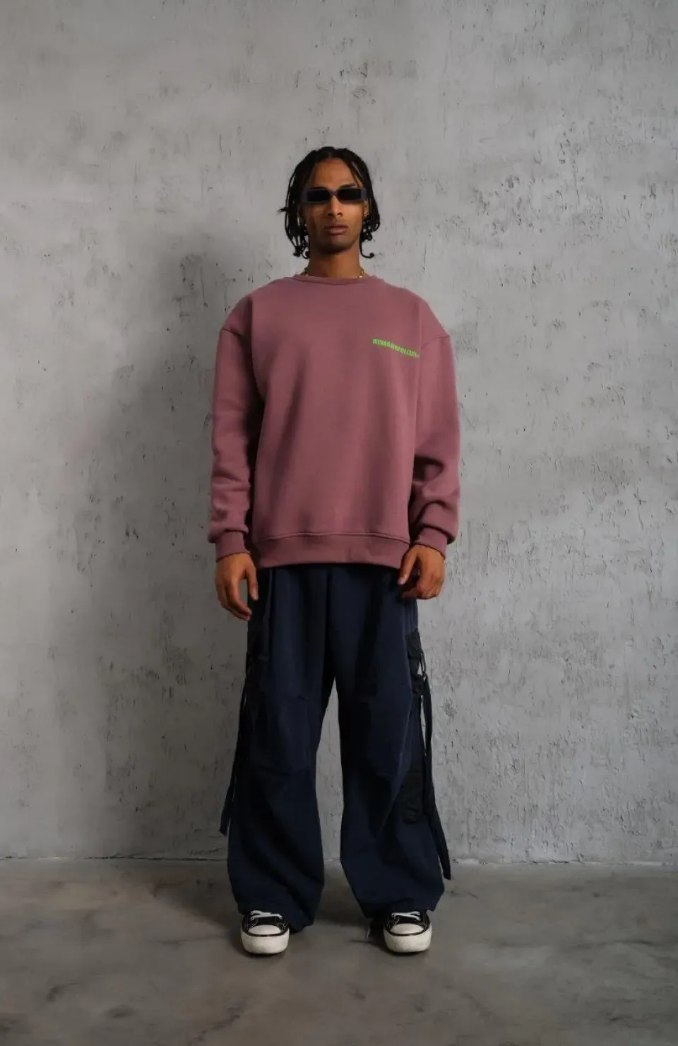 Erkek Baskılı Sweat - Gül Kurusu Somersan Giyim | Kadın, Erkek ve Çocuk Moda