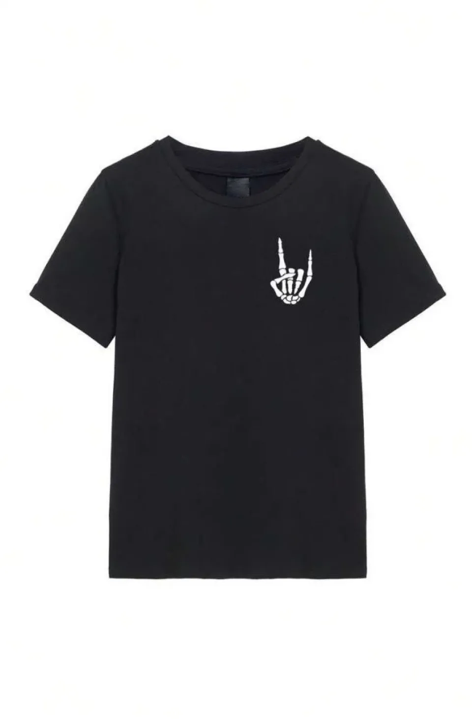 Erkek Baskılı Oversize T-shirt - Siyah