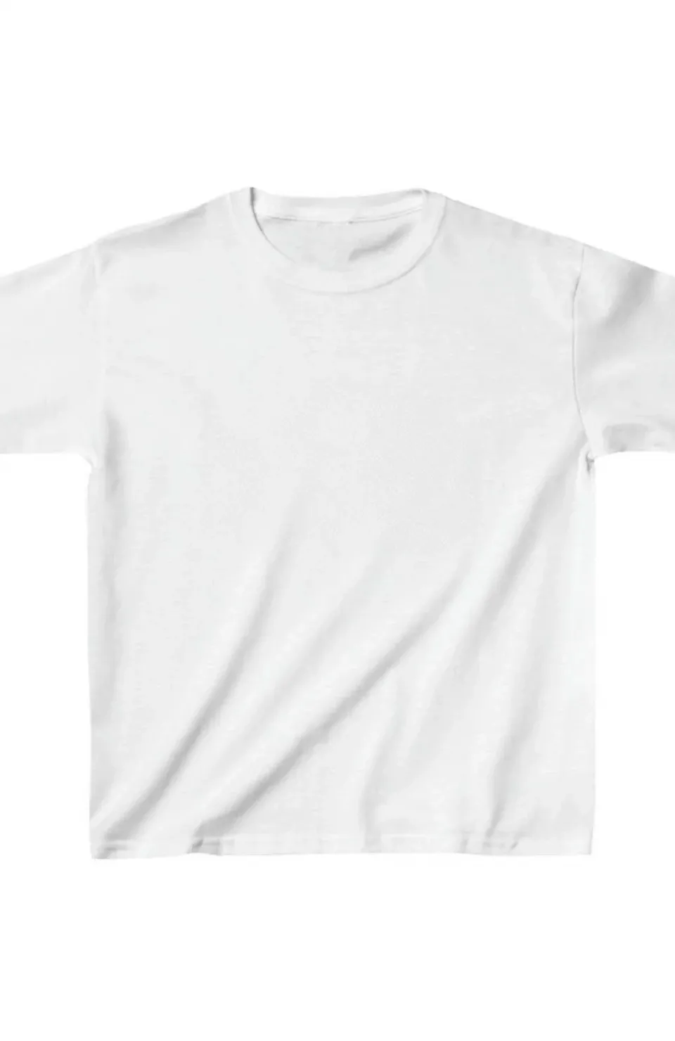 Çocuk Unisex Basic T-Shirt - Beyaz Somersan Giyim | Kadın, Erkek ve Çocuk Moda