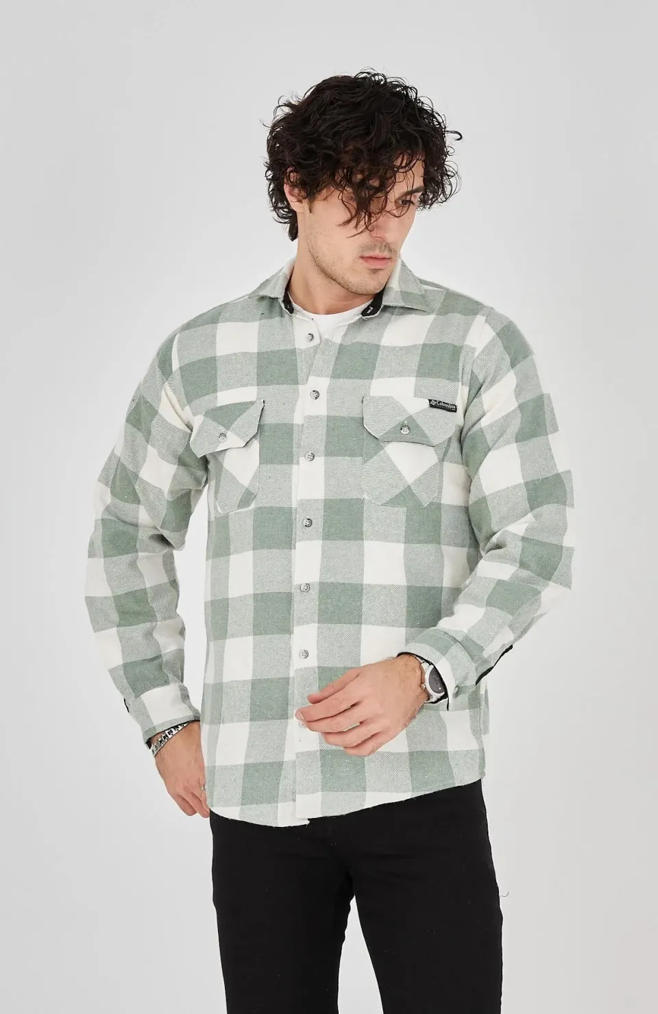 Erkek Oduncu Gömlek - Yeşil Somersan Giyim | Kadın, Erkek ve Çocuk Moda