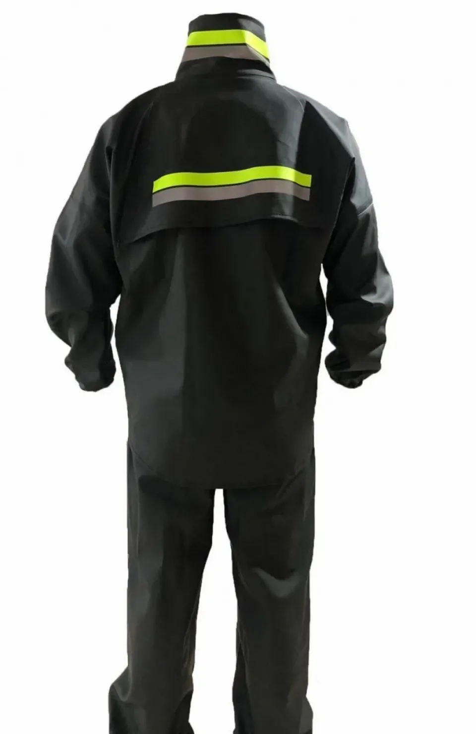 Unisex Tam Kalıp Motorcu Kurye Su Gecirmez Yağmurluk Takım - Siyah Somersan Giyim | Kadın, Erkek ve Çocuk Moda