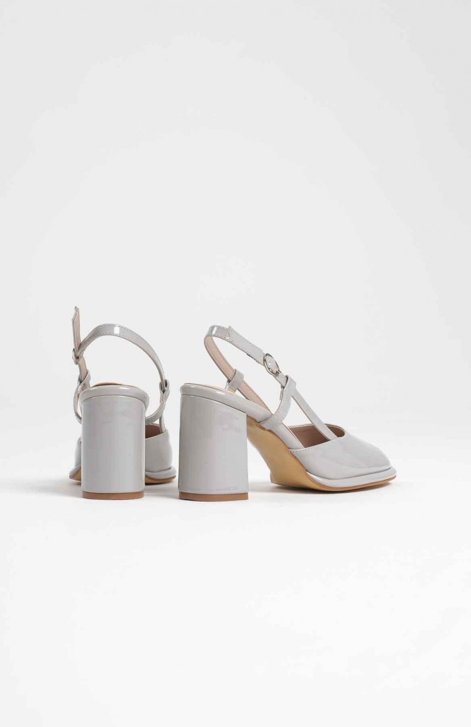 Gri Rugan Kadın Topuklu Ayakkabı TR18MS18D Somersan Giyim | Kadın, Erkek ve Çocuk Moda