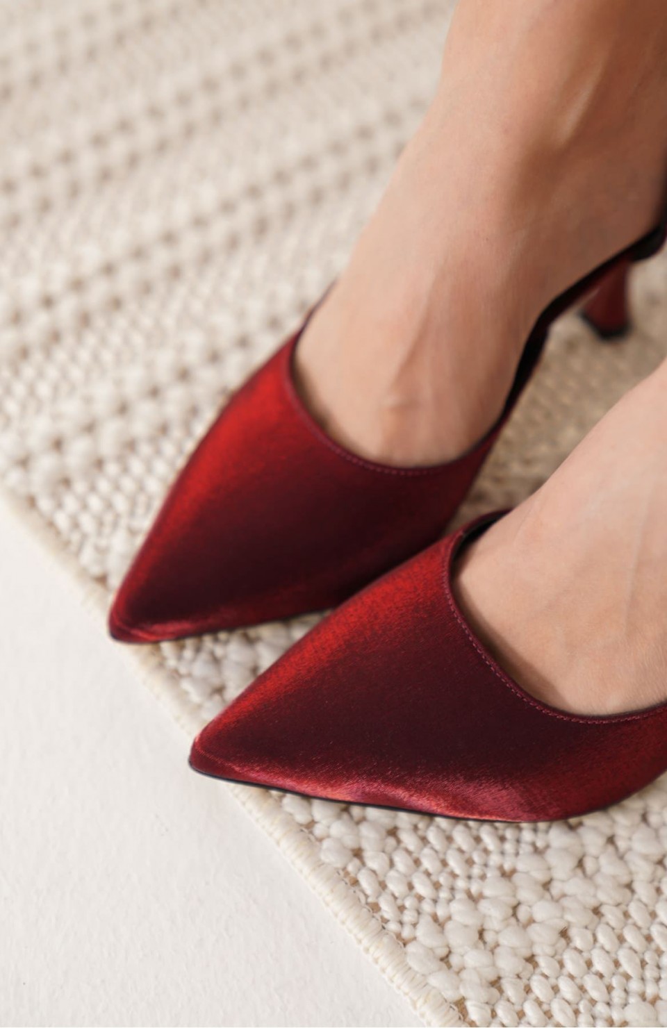 Kadın Kırmızı Topuklu Ayakkabı TR08MS45D Somersan Giyim | Kadın, Erkek ve Çocuk Moda