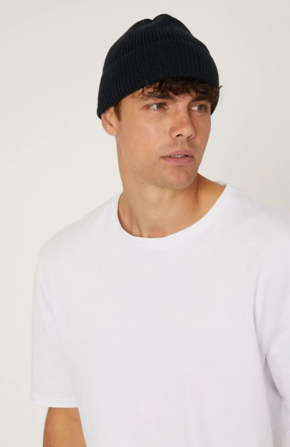 Unisex Dokuma Triko Bere - Siyah Somersan Giyim | Kadın, Erkek ve Çocuk Moda