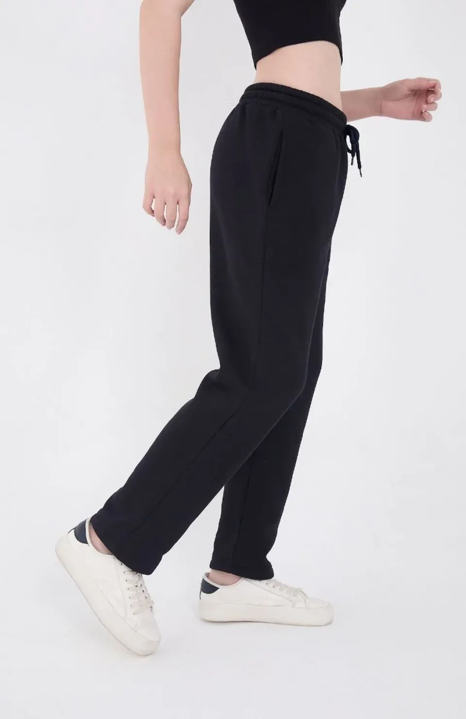 Unisex Üç İplik Basic Eşofman Pantolon - Lacivert