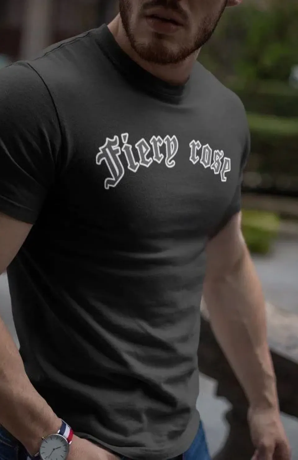 Erkek Bisiklet Yaka Baskılı Oversize T-Shirt - Siyah Somersan Giyim | Kadın, Erkek ve Çocuk Moda