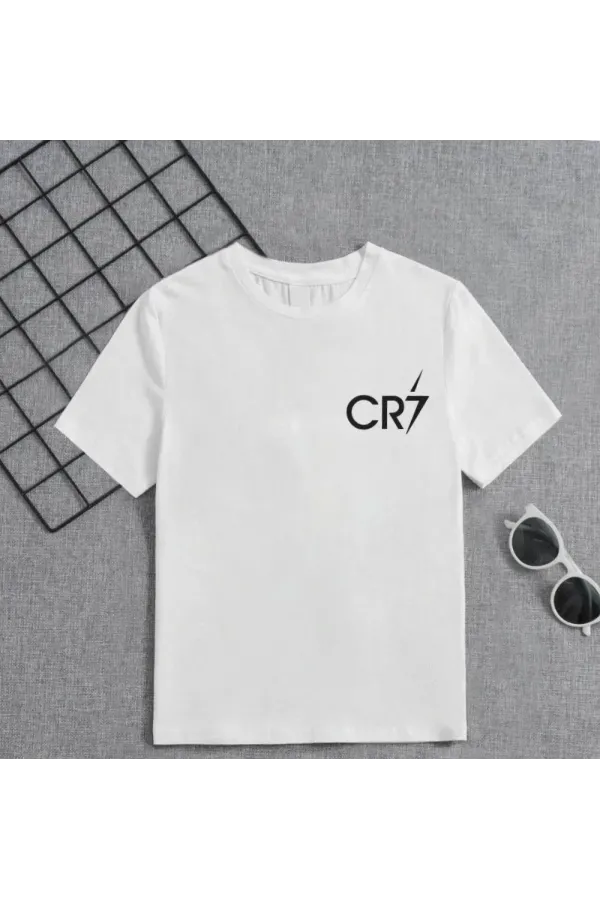 Erkek Çocuk Baskılı T-Shirt - Beyaz
