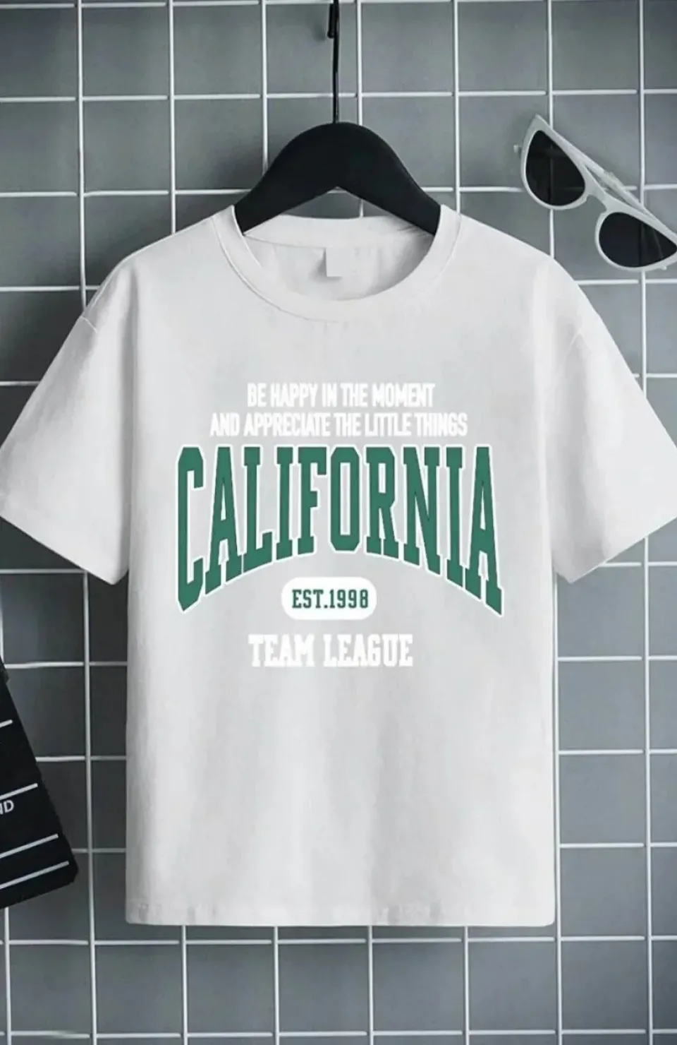 Erkek Çocuk Baskılı T-Shirt - Gri Somersan Giyim | Kadın, Erkek ve Çocuk Moda