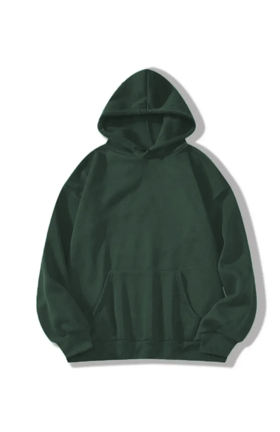 Erkek Düz Kapüşonlu Sweat - Koyu Yeşil Somersan Giyim | Kadın, Erkek ve Çocuk Moda