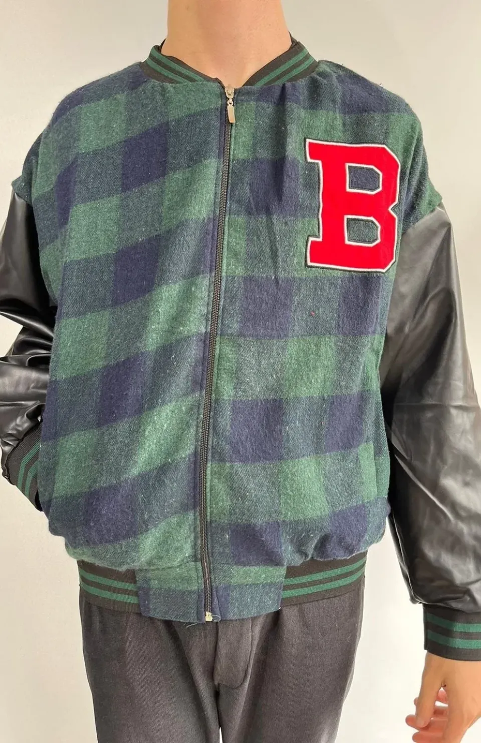 Erkek Pötikare Desen Nakışlı Kolej Ceket - Haki Somersan Giyim | Kadın, Erkek ve Çocuk Moda