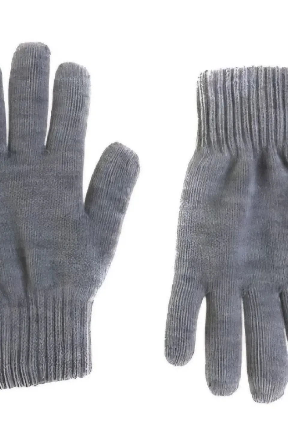 Erkek Triko Dokuma Eldiven - Gri Somersan Giyim | Kadın, Erkek ve Çocuk Moda