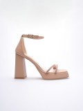 Kadın Nude Topuklu Sandalet TR12MY01C Somersan Giyim | Kadın, Erkek ve Çocuk Moda