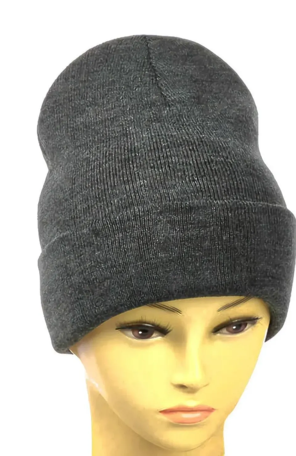 Kışlık Tam Kalıp Çocuk Triko Bere - Antrasit