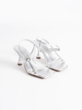 Kadın Gümüş Topuklu Sandalet TR02MY01B Somersan Giyim | Kadın, Erkek ve Çocuk Moda
