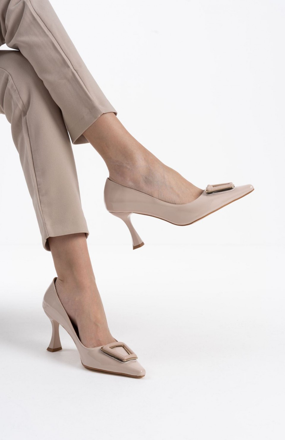 Kadın Bej Rugan Ayakkabı TR08MS09B Somersan Giyim | Kadın, Erkek ve Çocuk Moda