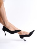 Kadın Siyah Saten Stiletto TR08MS27D Somersan Giyim | Kadın, Erkek ve Çocuk Moda