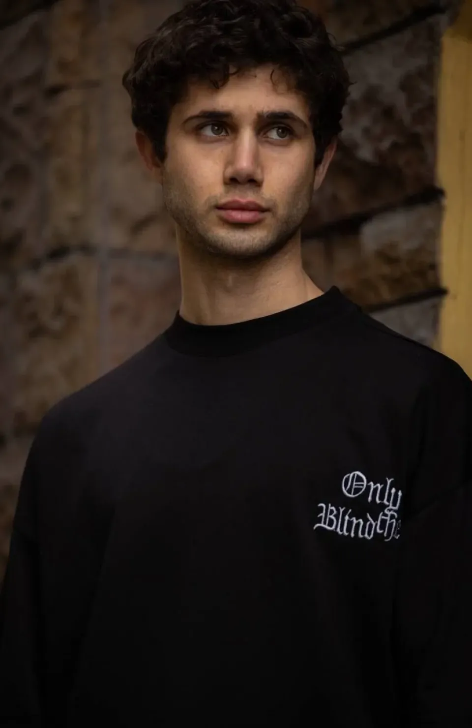 Unisex Bisiklet Yaka Baskılı Oversize T-Shirt - Siyah Somersan Giyim | Kadın, Erkek ve Çocuk Moda