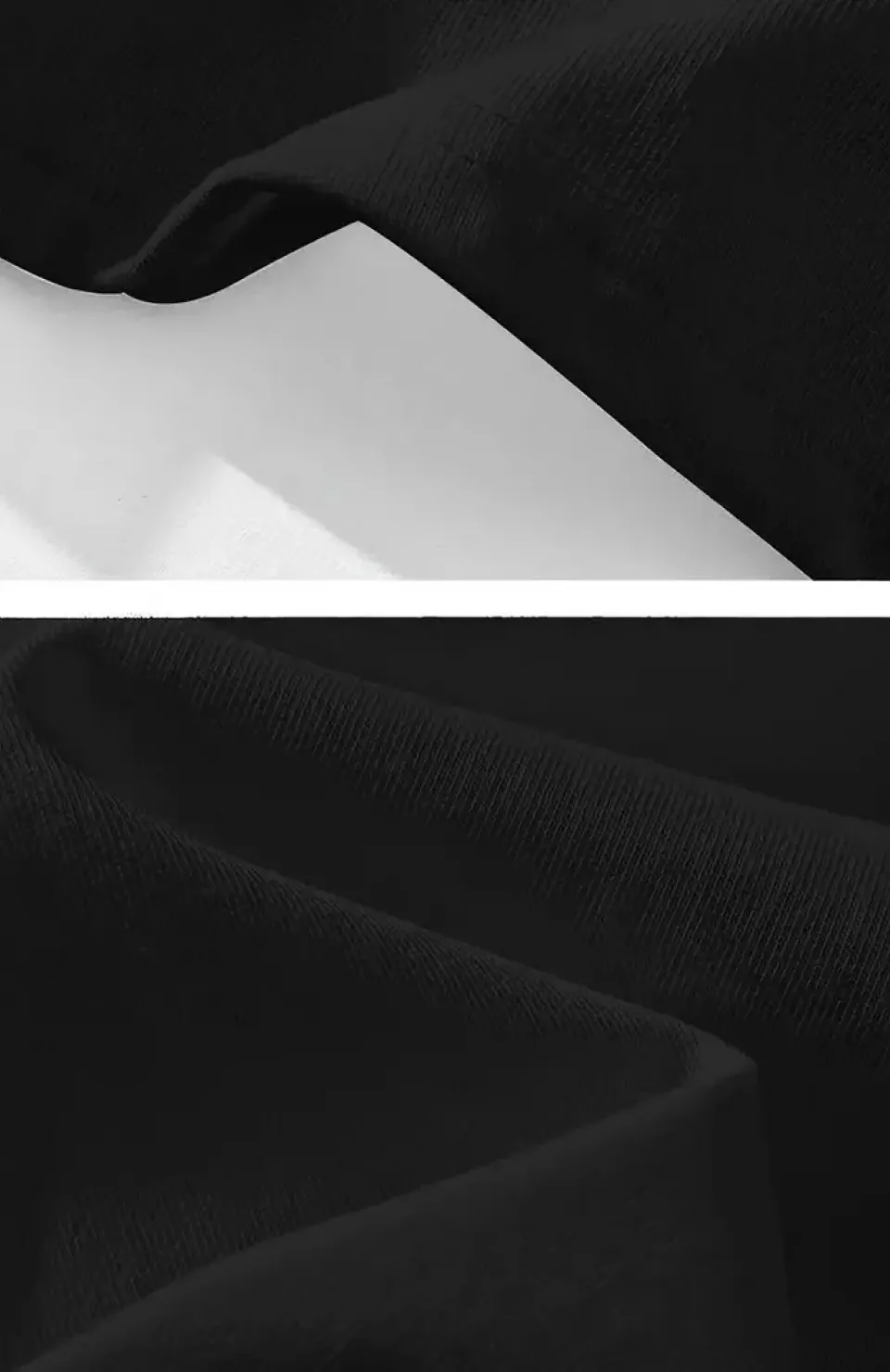 20/1 Penye Compack Gözlüklü Ayı Baskılı Oversize Bisiklet Yaka Erkek T-shirt - Siyah