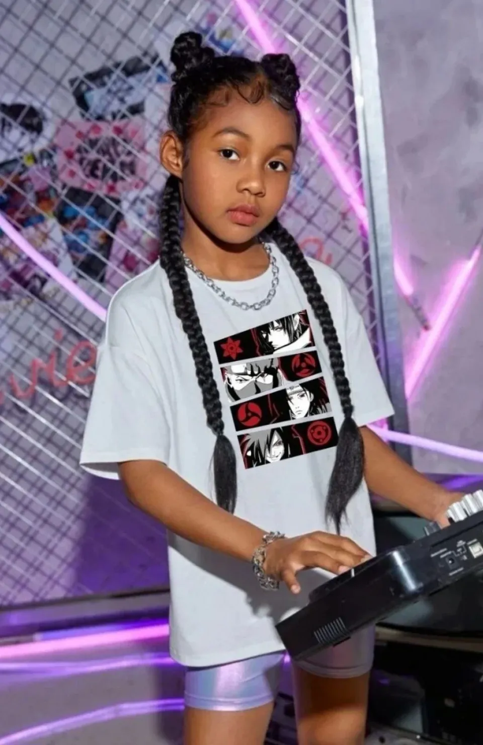 Çocuk Unisex Baskılı T-Shirt - Beyaz Somersan Giyim | Kadın, Erkek ve Çocuk Moda