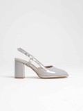 Gri Rugan Kadın Topuklu Ayakkabı TR18MS18D Somersan Giyim | Kadın, Erkek ve Çocuk Moda