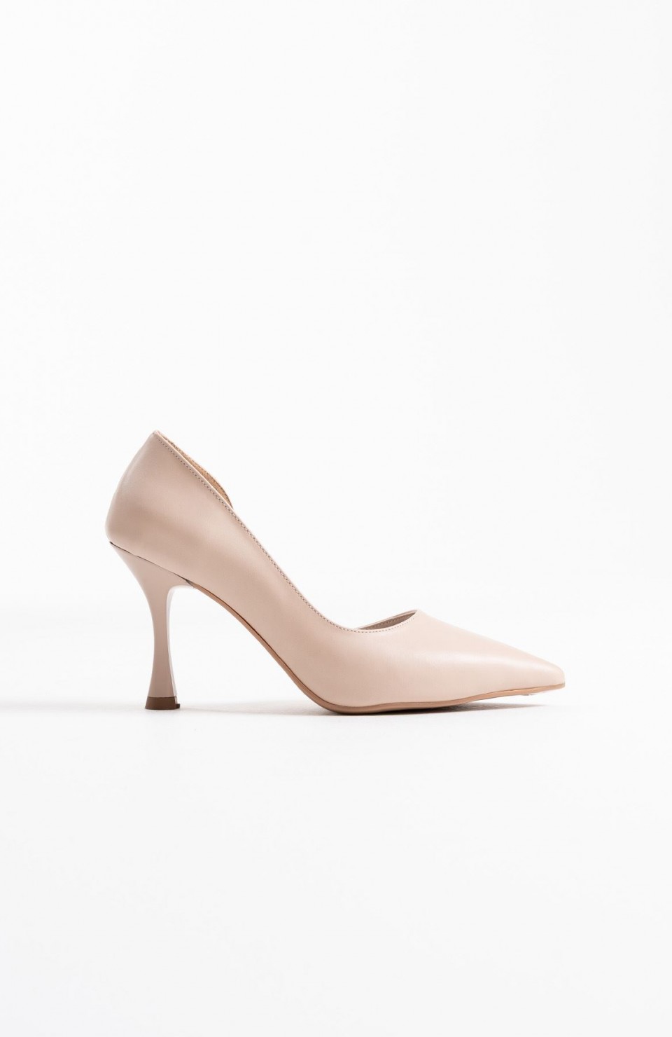 Kadın Bej Cilt Topuklu Ayakkabı TR08MS45P Somersan Giyim | Kadın, Erkek ve Çocuk Moda