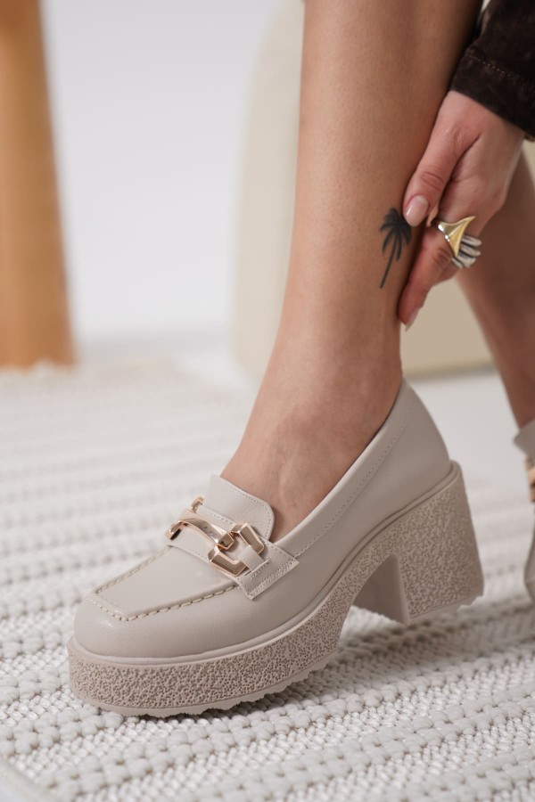 Kadın Bej Günlük Ayakkabı TR06MS03B