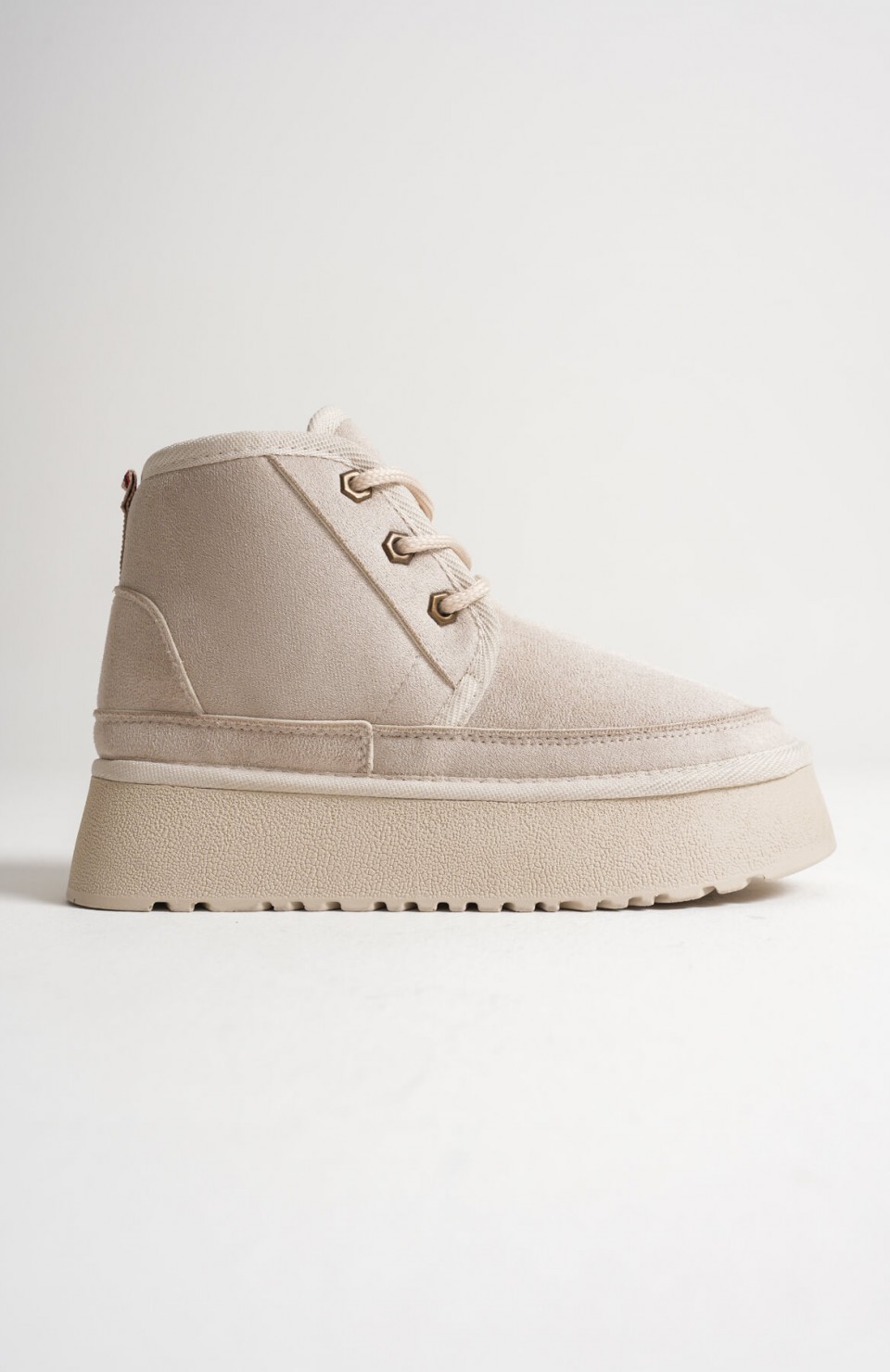 Kadın Bej Kışlık İçi Kürklü Kalın Taban Bot TR04MK02B Somersan Giyim | Kadın, Erkek ve Çocuk Moda