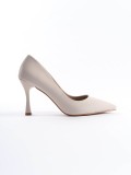 Kadın Bej Saten Stiletto TR08MS01B Somersan Giyim | Kadın, Erkek ve Çocuk Moda