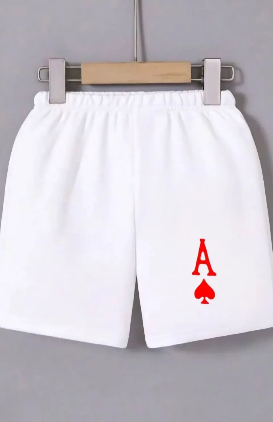 Kadın Beli Lastikli Baskılı Mini Şort - Beyaz Somersan Giyim | Kadın, Erkek ve Çocuk Moda