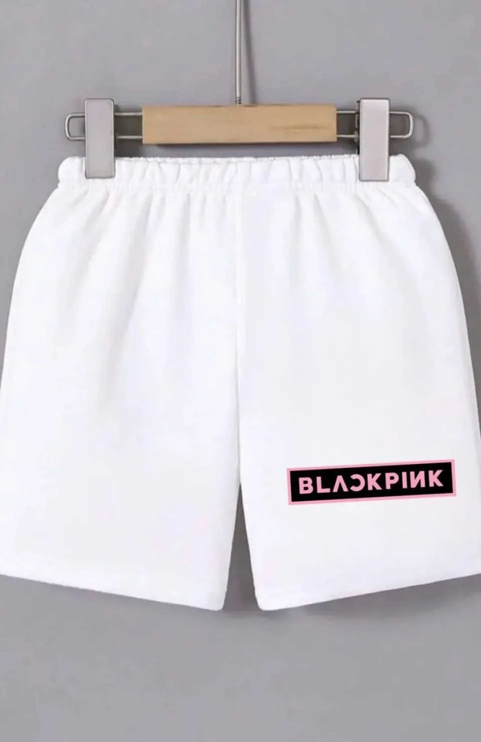 Kadın Beli Lastikli Baskılı Mini Şort - Beyaz Somersan Giyim | Kadın, Erkek ve Çocuk Moda