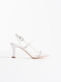 Kadın Beyaz Topuklu Sandalet TR12MY06B Somersan Giyim | Kadın, Erkek ve Çocuk Moda