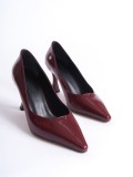 Kadın Bordo Rugan Stiletto TR08MS27C Somersan Giyim | Kadın, Erkek ve Çocuk Moda
