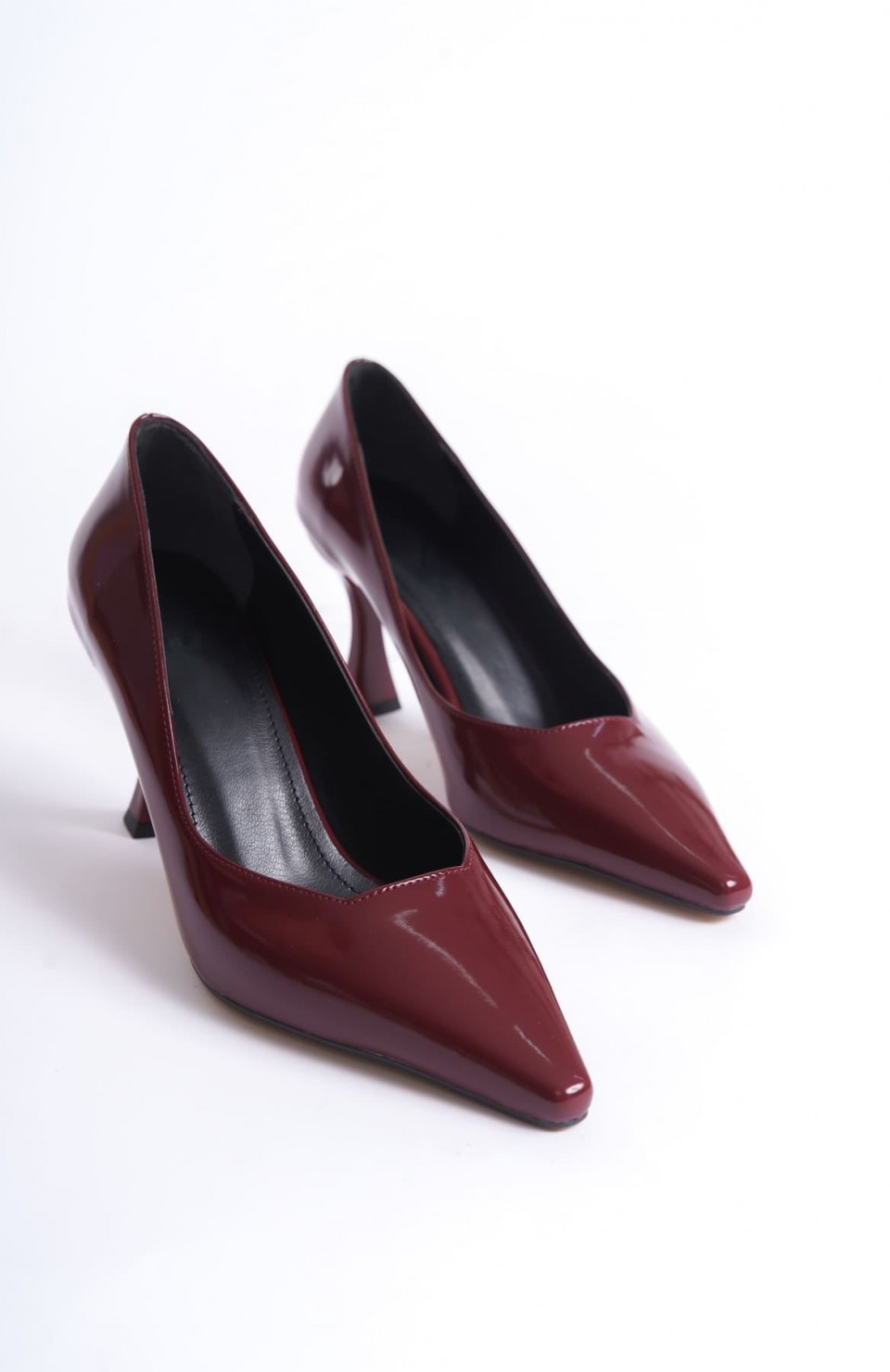 Kadın Bordo Rugan Stiletto TR08MS27C Somersan Giyim | Kadın, Erkek ve Çocuk Moda