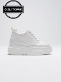 Kadın Gizli Topuk Beyaz Spor Ayakkabı Somersan Giyim | Kadın, Erkek ve Çocuk Moda