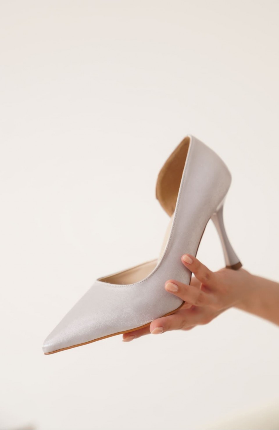 Kadın Gümüş Topuklu Ayakkabı TR08MS45B Somersan Giyim | Kadın, Erkek ve Çocuk Moda