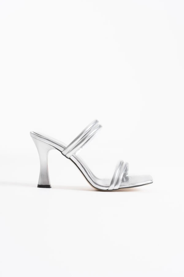 Kadın Gümüş Topuklu Terlik TR20MY20D