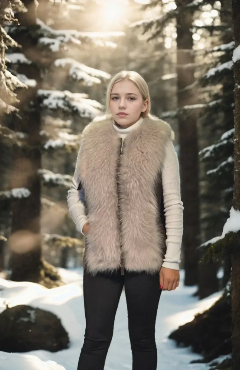 Kadın Kolsuz Fermuarlı Yelek - Kahve Somersan Giyim | Kadın, Erkek ve Çocuk Moda