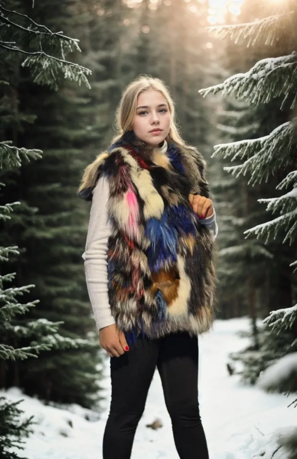 Kadın Kolsuz Hakiki Deri Ceket - Siyah Somersan Giyim | Kadın, Erkek ve Çocuk Moda