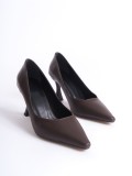 Kadın Mat Acı Kahve Stiletto TR08MS27L Somersan Giyim | Kadın, Erkek ve Çocuk Moda