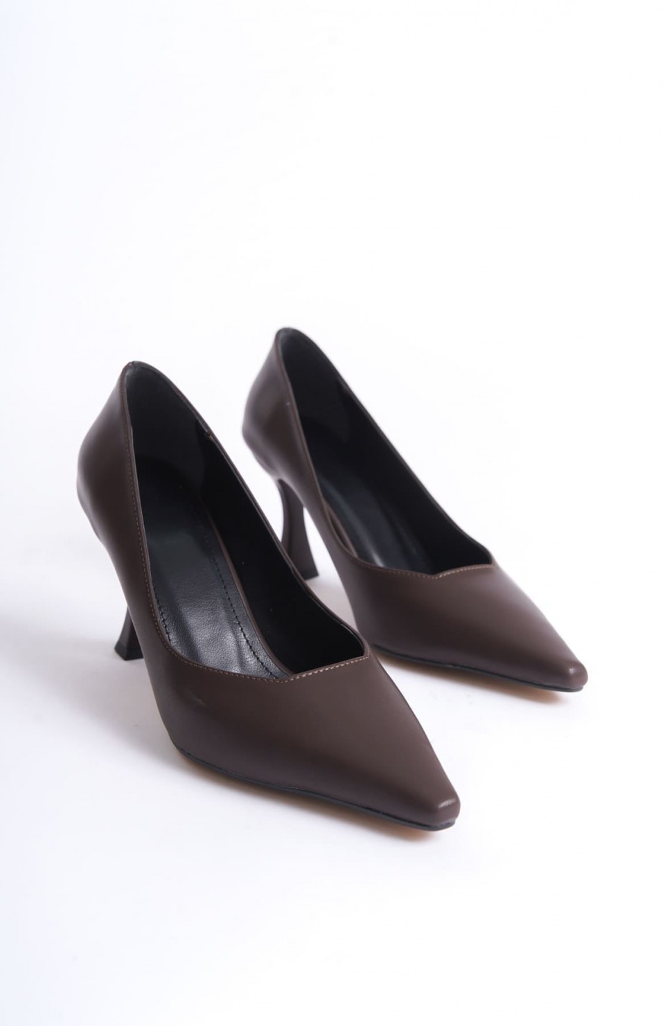 Kadın Mat Acı Kahve Stiletto TR08MS27L Somersan Giyim | Kadın, Erkek ve Çocuk Moda