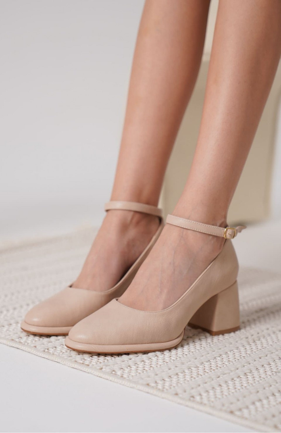 Kadın Mat Nude Topuklu Ayakkabı TR18MS06B Somersan Giyim | Kadın, Erkek ve Çocuk Moda