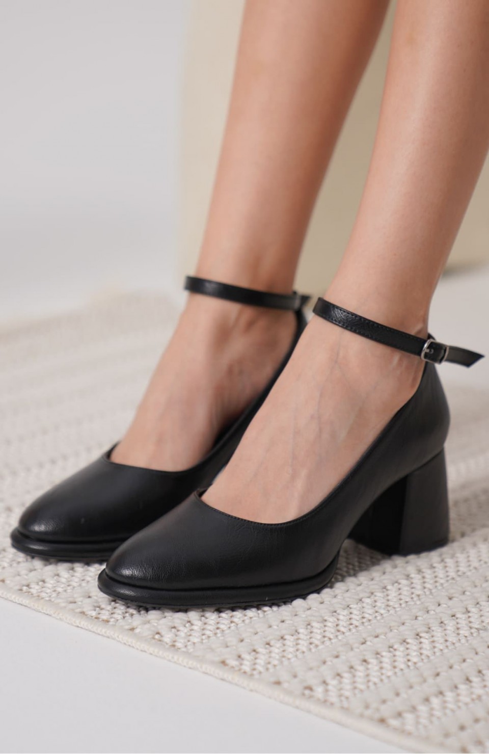 Kadın Mat Siyah Topuklu Ayakkabı TR18MS06A Somersan Giyim | Kadın, Erkek ve Çocuk Moda