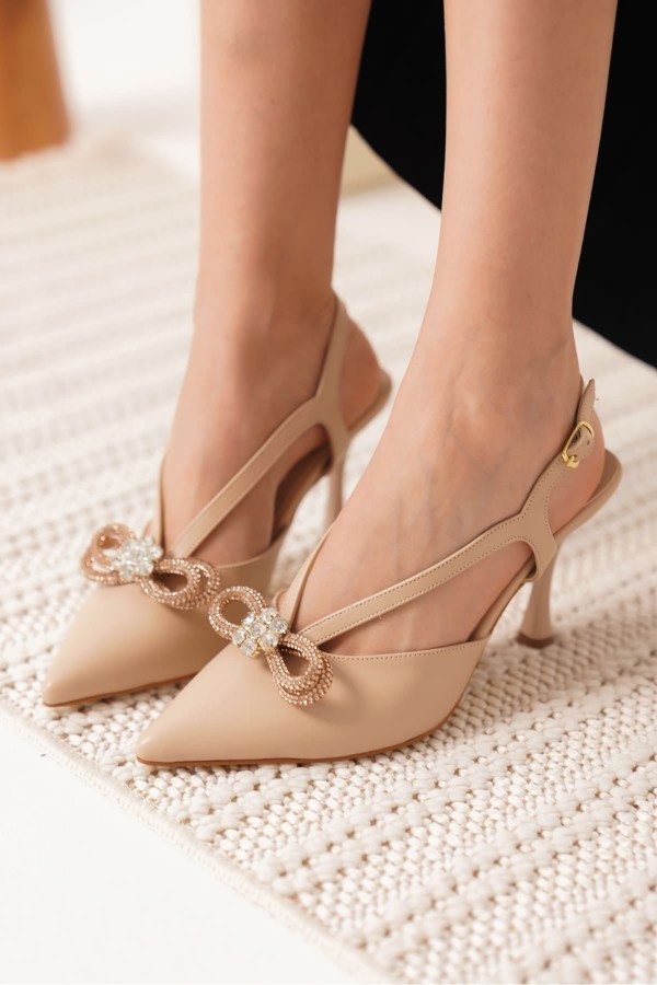 Kadın Nude Topuklu Ayakkabı TR08MS38B