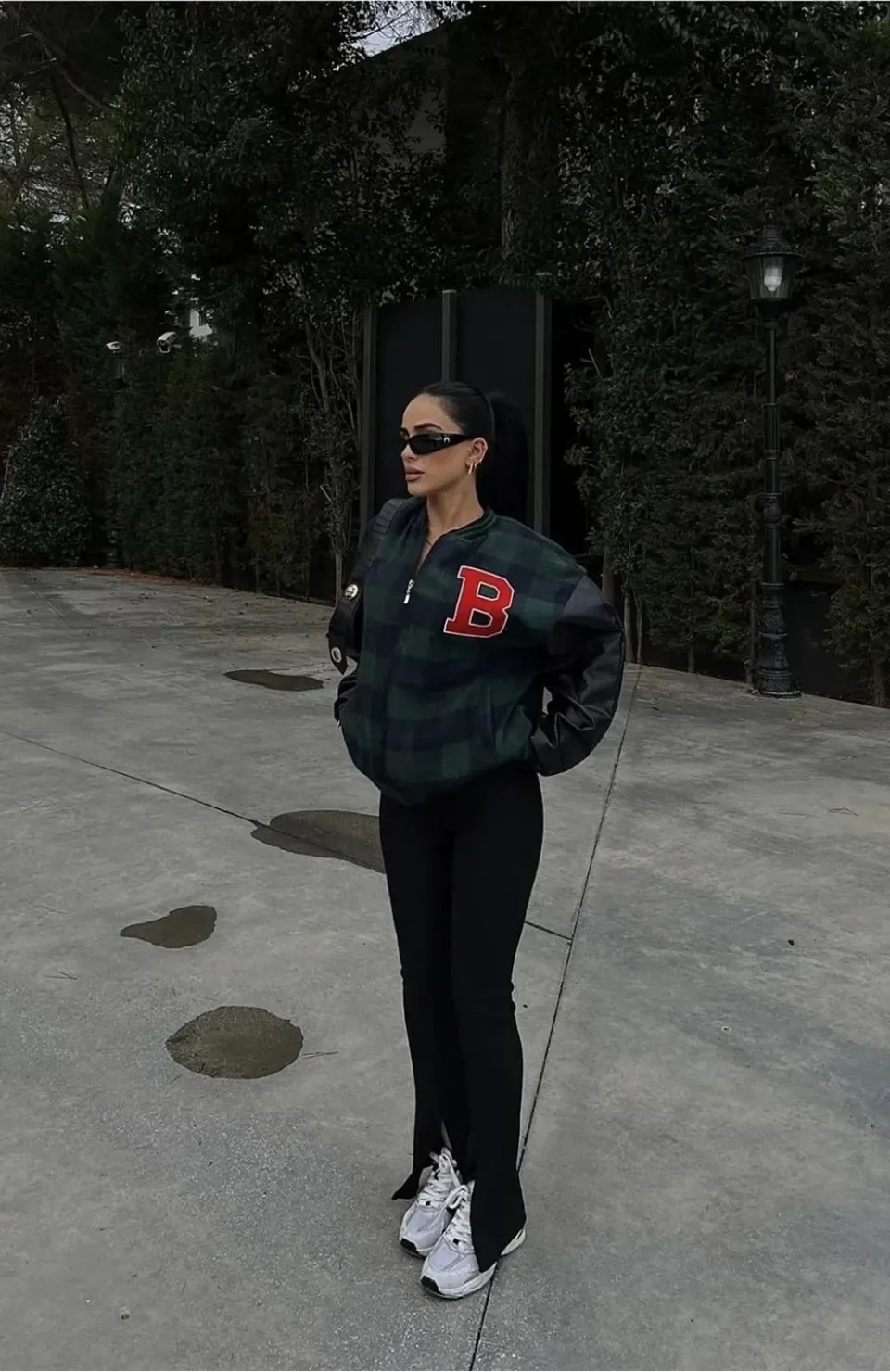 Kadın Pötikare Desen Nakışlı Kolej Ceket - Haki Somersan Giyim | Kadın, Erkek ve Çocuk Moda