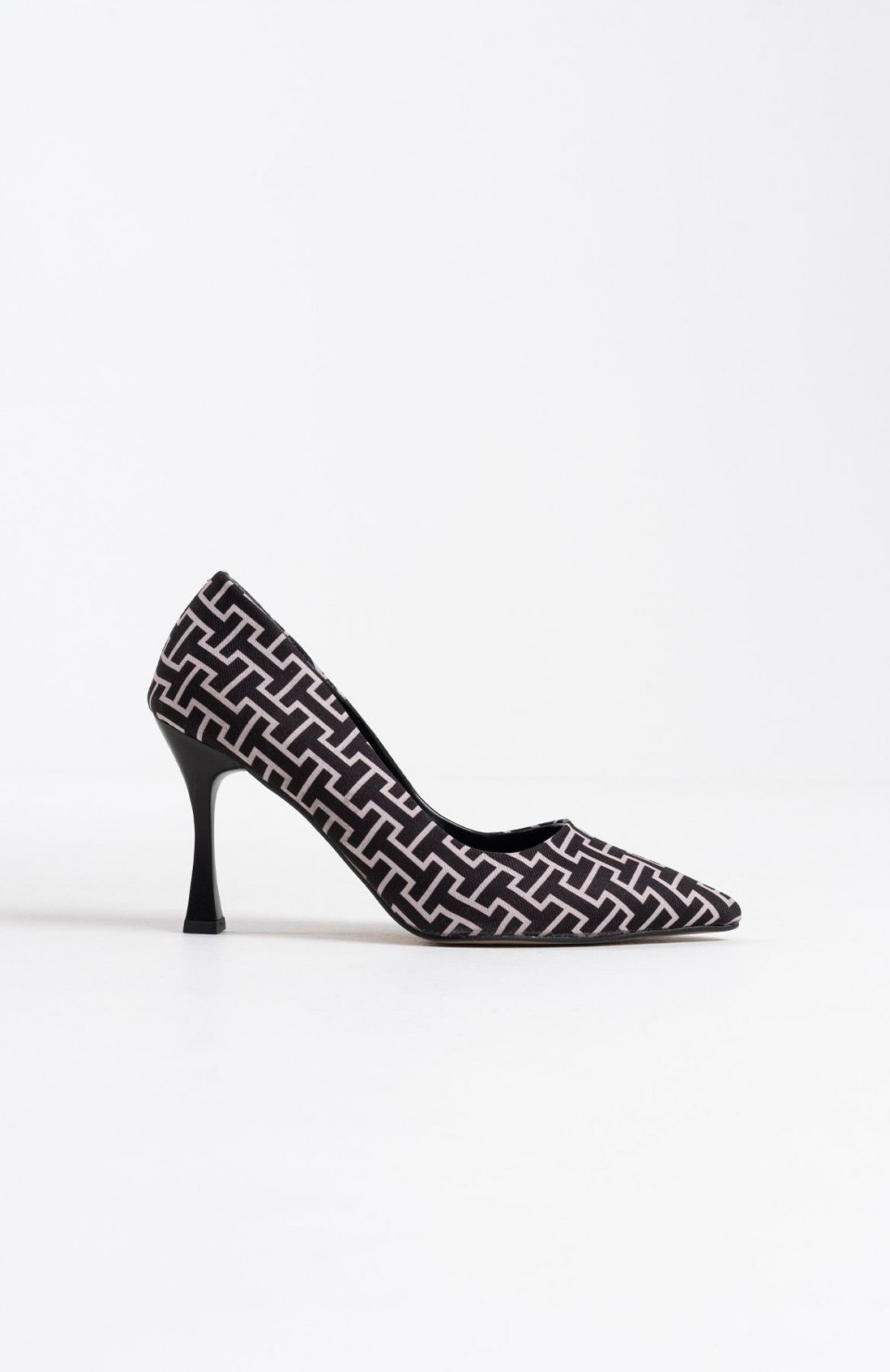 Kadın Siyah Desenli Stiletto TR08MS12A Somersan Giyim | Kadın, Erkek ve Çocuk Moda