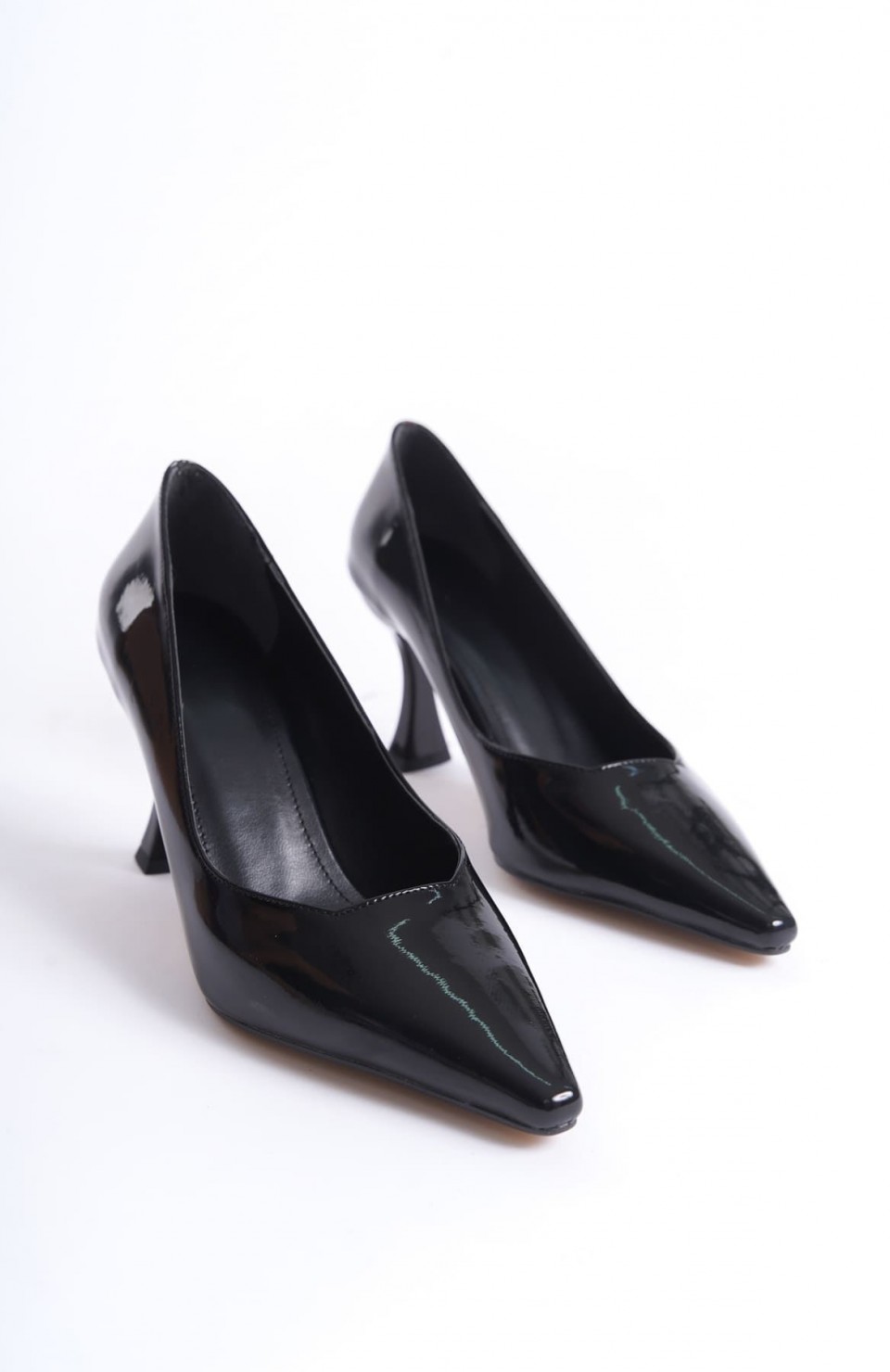 Kadın Siyah Rugan Stiletto TR08MS27A Somersan Giyim | Kadın, Erkek ve Çocuk Moda