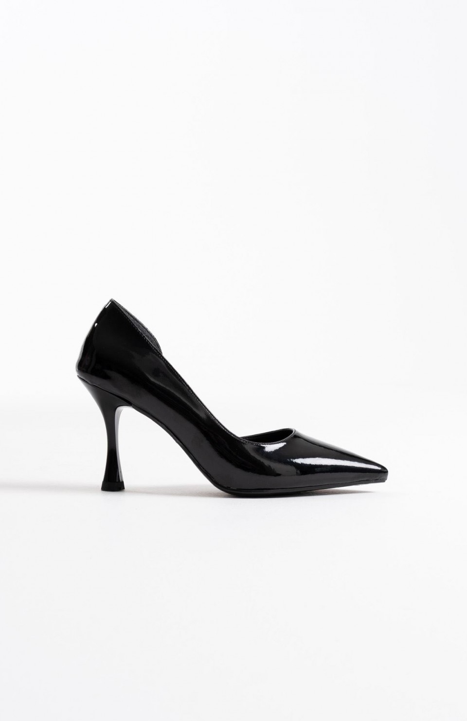 Kadın Siyah Rugan Topuklu Ayakkabı TR08MS45L Somersan Giyim | Kadın, Erkek ve Çocuk Moda