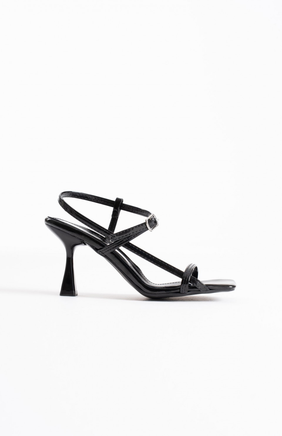 Kadın Siyah Rugan Topuklu Sandalet TR02MY01A Somersan Giyim | Kadın, Erkek ve Çocuk Moda