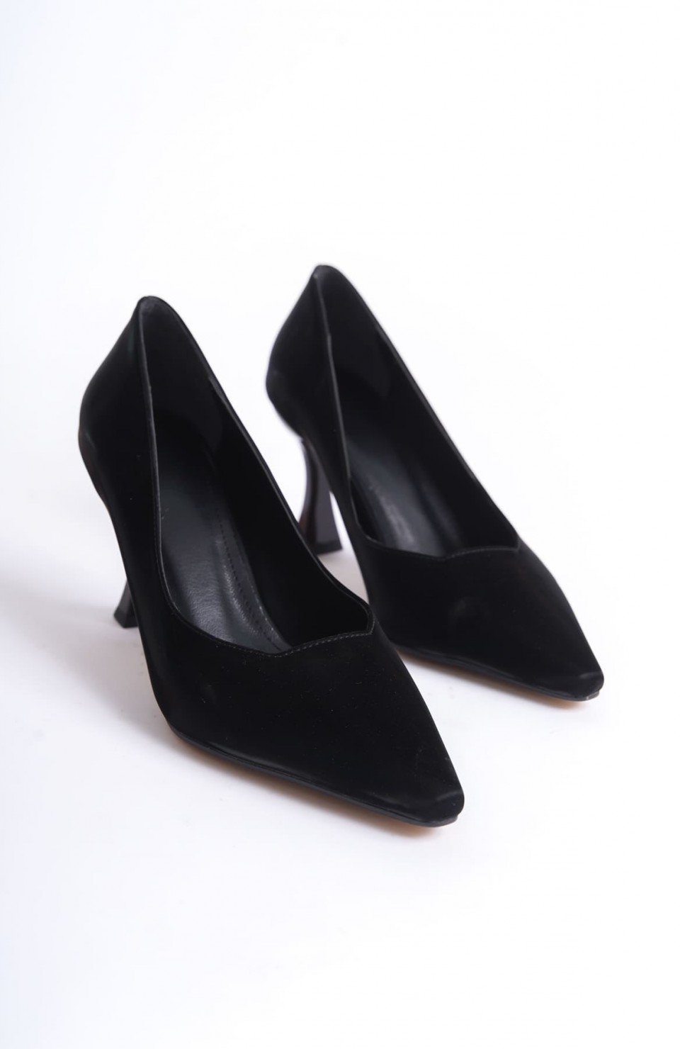 Kadın Siyah Saten Stiletto TR08MS27D Somersan Giyim | Kadın, Erkek ve Çocuk Moda